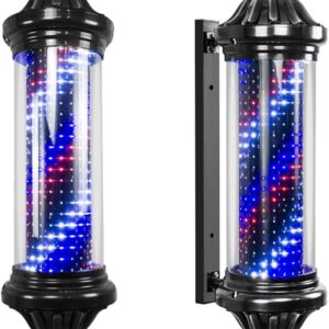 BARBER POLE ROTATING LIGHT LED