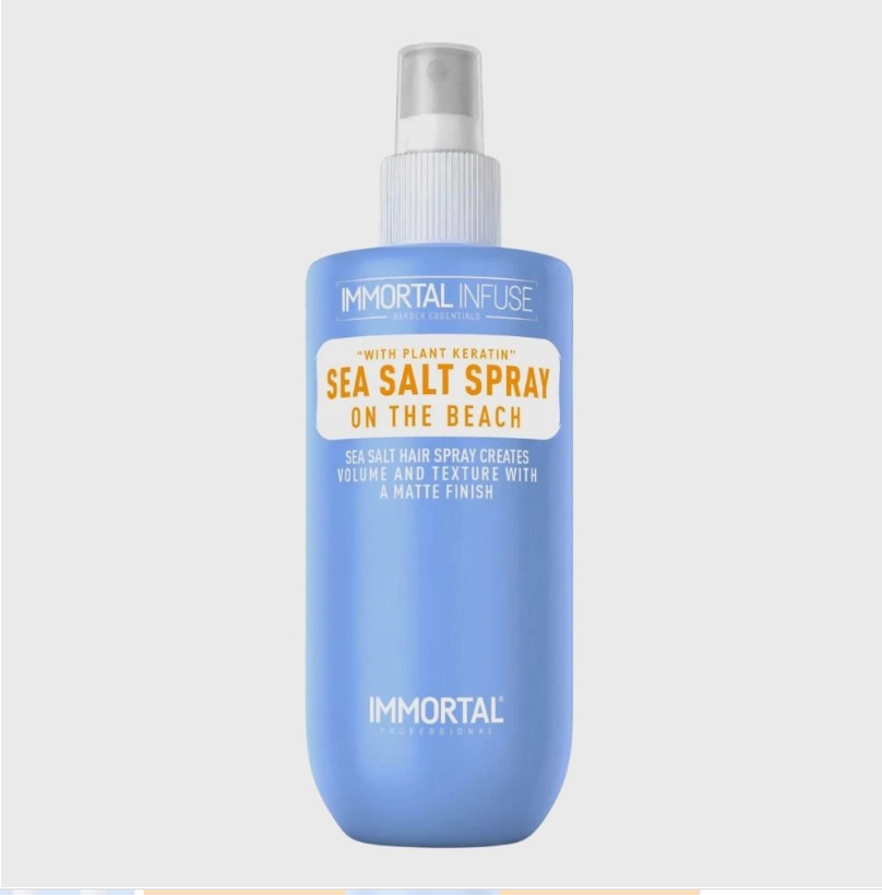 sea salt spray on the beack