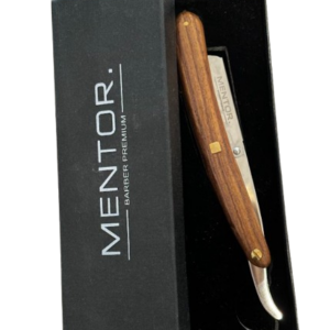 MENTOR barber premium φαλτσέτα (καφέ)