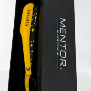 MENTOR barber premium φαλτσέτα (κίτρινη)