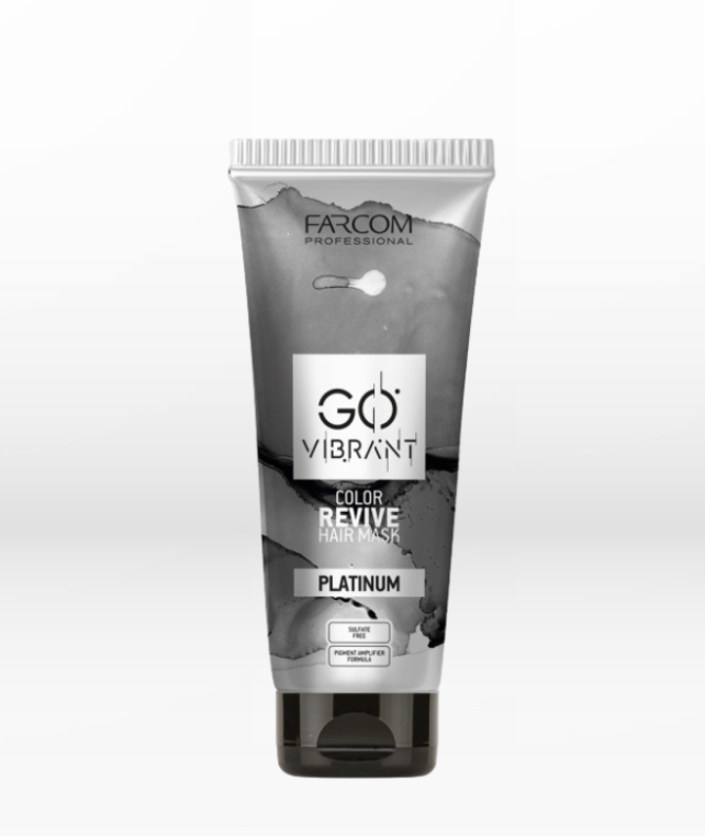Farcom Professional Go Vibrant Color Revive Hair Mask Platinum 200ml