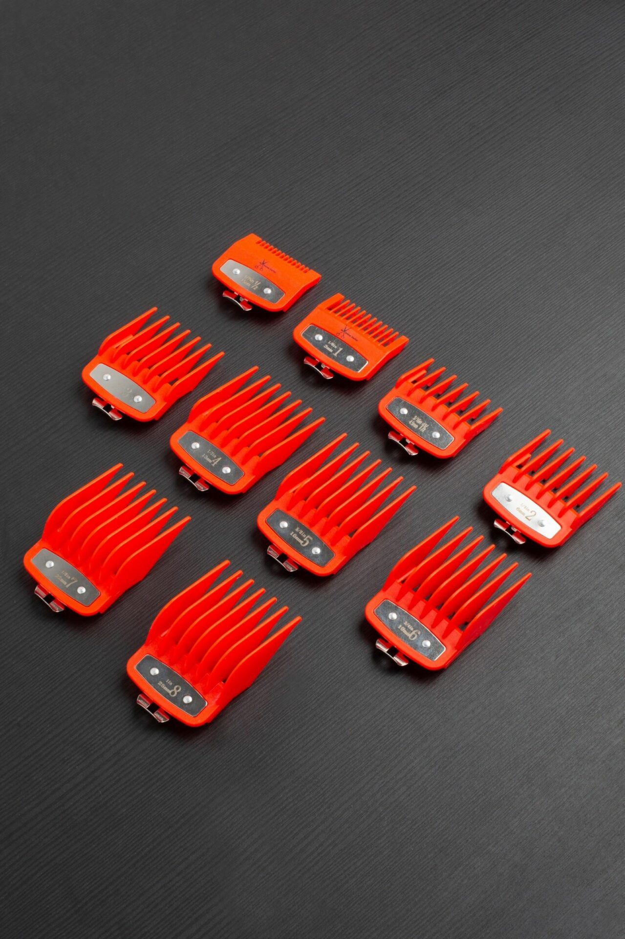 Κόκκινα Χτενάκια Μηχανής ( σκάλες) για WAHL & GAMMA & JRL 8τεμ