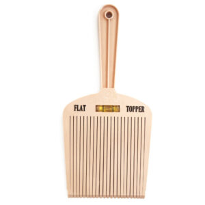 Flattopper Πιρούνα Κουρέματος με Αλφάδι Μπεζ