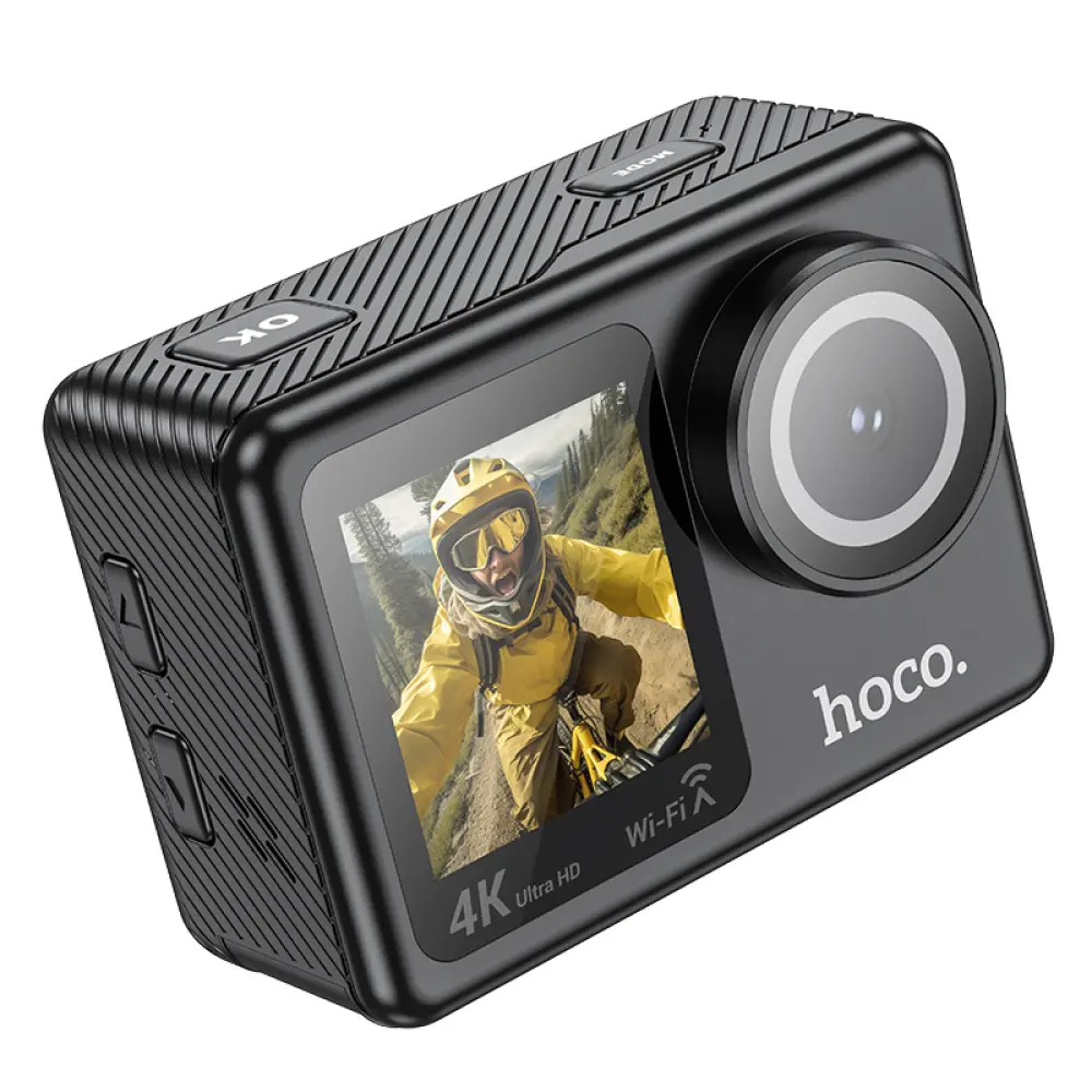 Sports Camera Hoco DV101 2160p/30fps 4K 30M Waterproof (με Θήκη) με Wifi