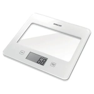 Ζυγαριά Κουζίνας 5kg UltraSlim Glass Sencor SKS 5030WH Λευκή