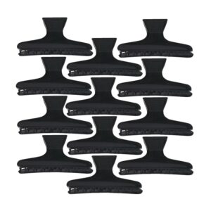 ΚΛΑΜΕΡ ΜΑΛΛΙΩΝ 12αδα πλαστικά μαύρα