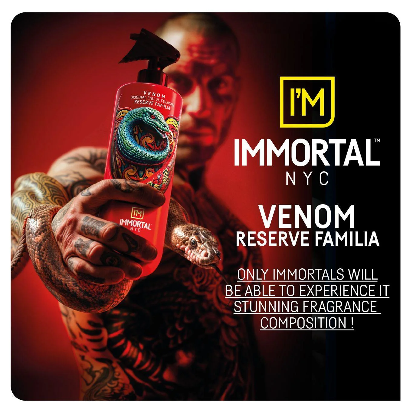 IMMORTAL NYC - RESERVE EAU THE COLOGNE VENOM 500 ML - Image 2