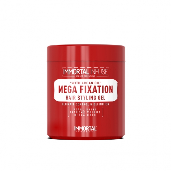 ΙMMORTAL INFUSE Hair Styling GEL MEGA FIXATION 500 ML ζελέ μαλλιών mega fix με προβιταμινες