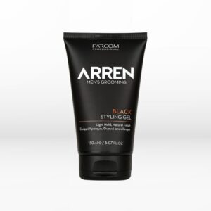 Farcom Professional Arren Men`s Grooming Black Styling Gel 150ml